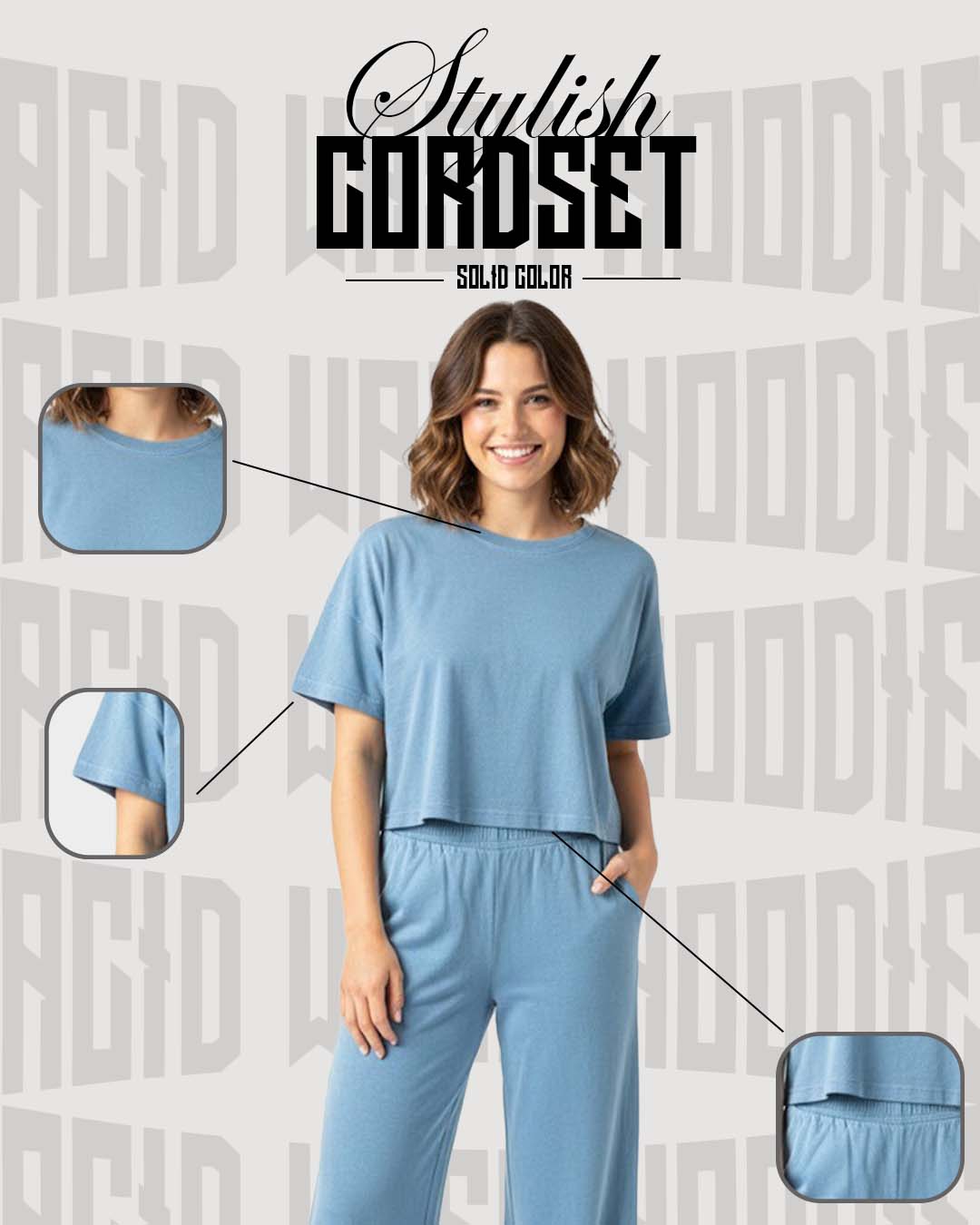 Crop Shirt  Cod Set