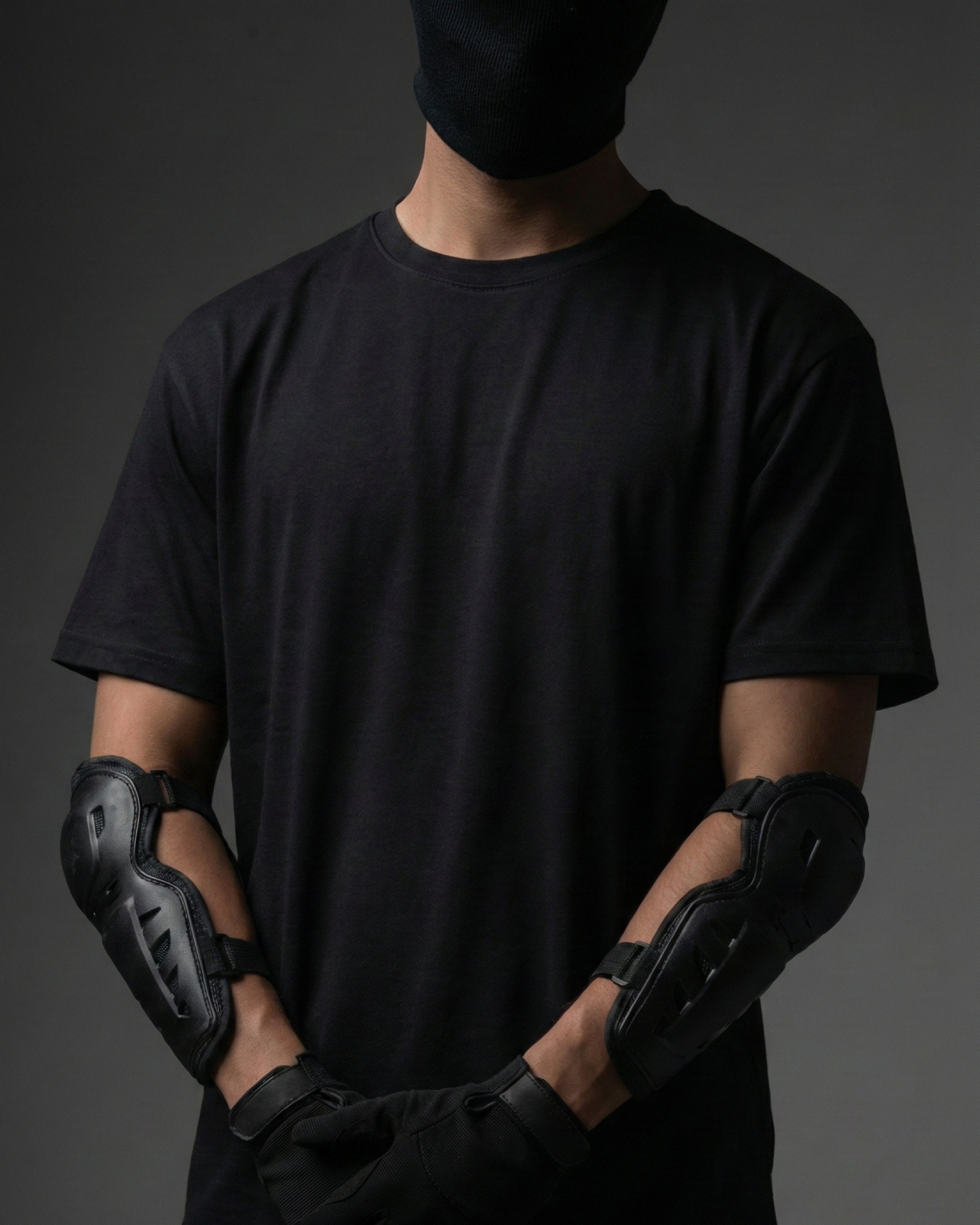 Plain Black Cotton T-Shirt