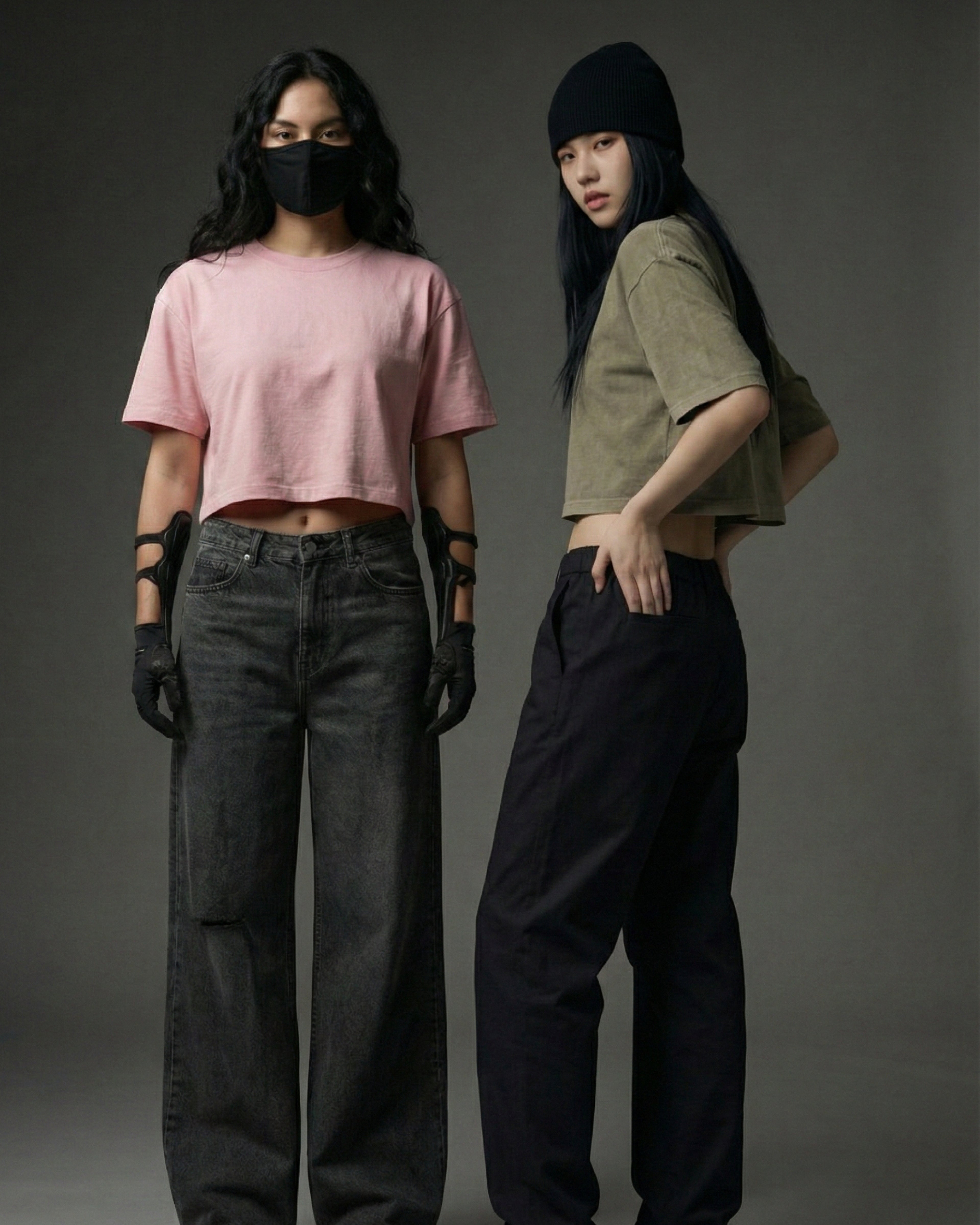 Pack of 2 Vintage Wash T-Shirts