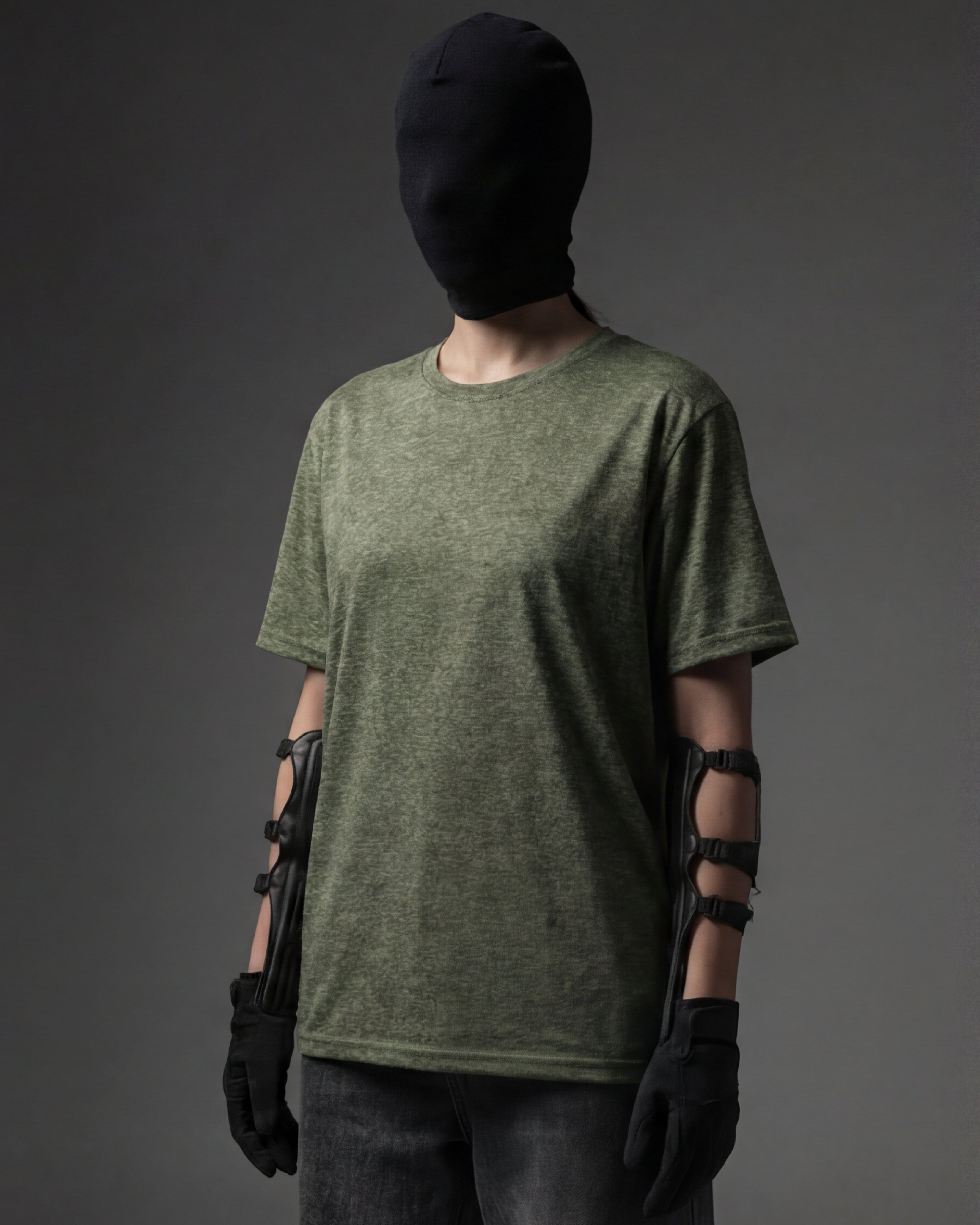 Sage Green Acid Wash T-Shirt